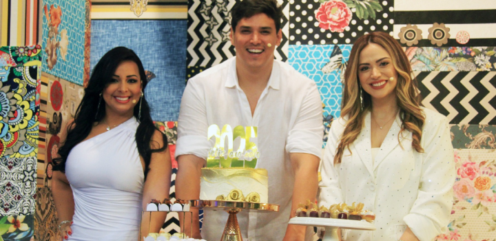 Programa Sempre Melhor. Na foto: Kelly Lima, Bruno Cardoso e Barbara Amorim. Foto: Divulgação.