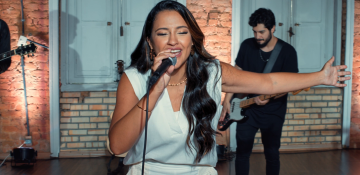 A cantora gospel Bruna Martins. Foto: Di Castro.