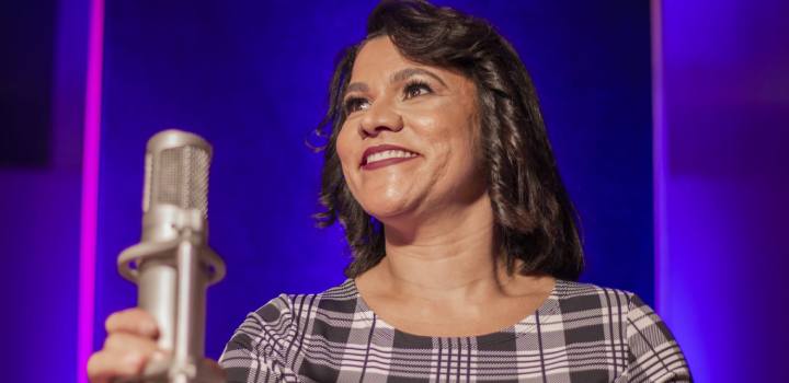 A cantora gospel Magnólia Santos. Foto: Divulgação.