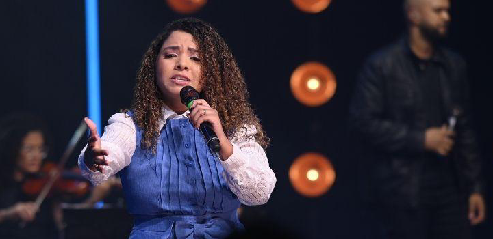 A cantora gospel Vanessa Carvalho. Foto: Equipe Heber Neres.