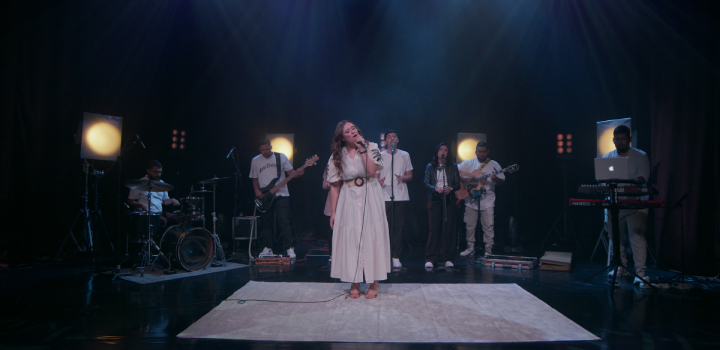 A cantora gospel Aline Tavares. Foto: Divulgação.