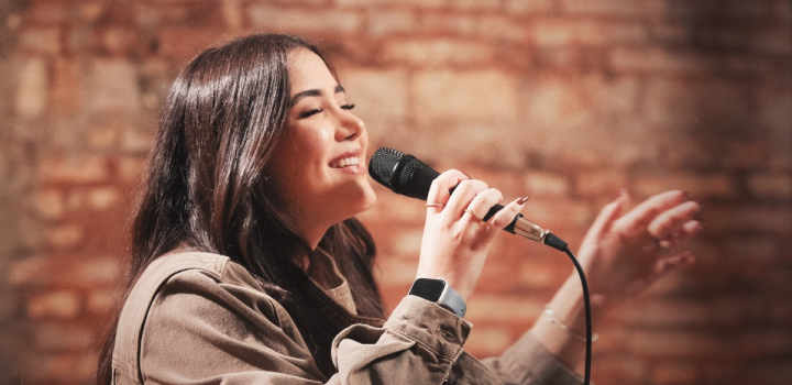 A cantora gospel Brenda Danese. Foto: Divulgação.