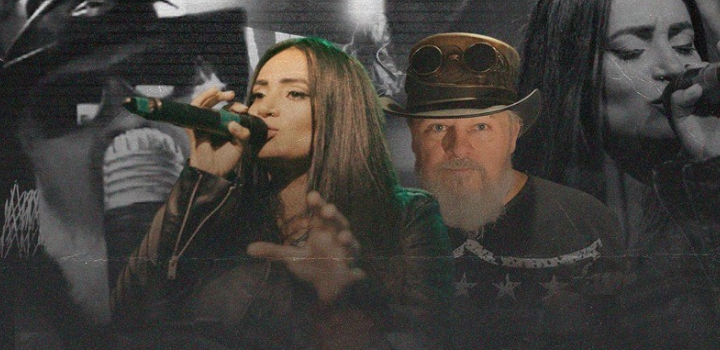 A cantora Jessik e Dale Thompson. Foto: Divulgação.