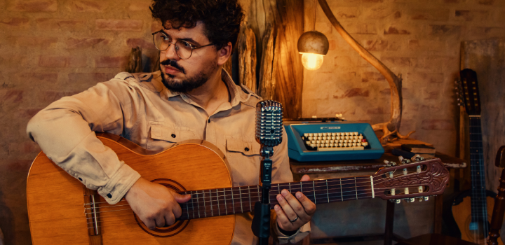 O cantor gospel Jessé Lucas. Foto: Divulgação.