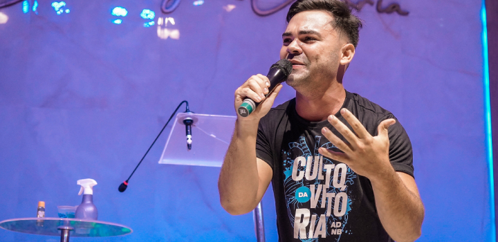 O cantor gospel Jorge Henrique. Foto: Divulgação.