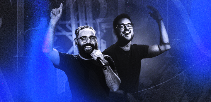 O cantor Jhonny Salvação e o DJ Jacob New. Foto: Divulgação.